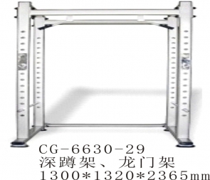 CG-6630-29多功能家用深蹲架框式龍門架健身杠鈴架臥推架綜合訓練器材組合